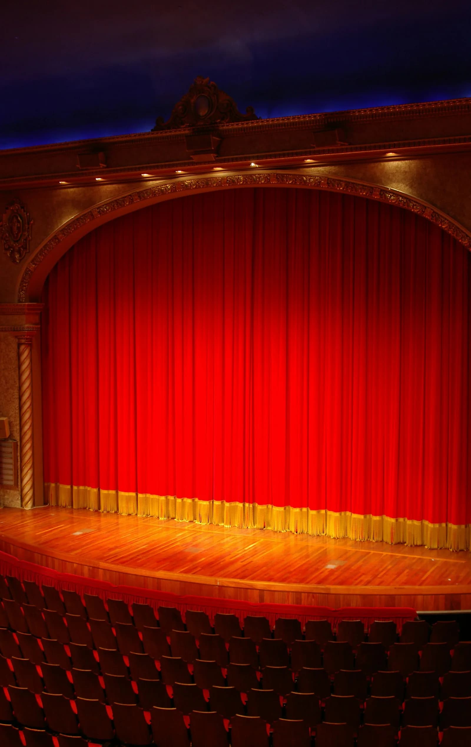 Compra-se revestimento cênico para o Teatro Municipal